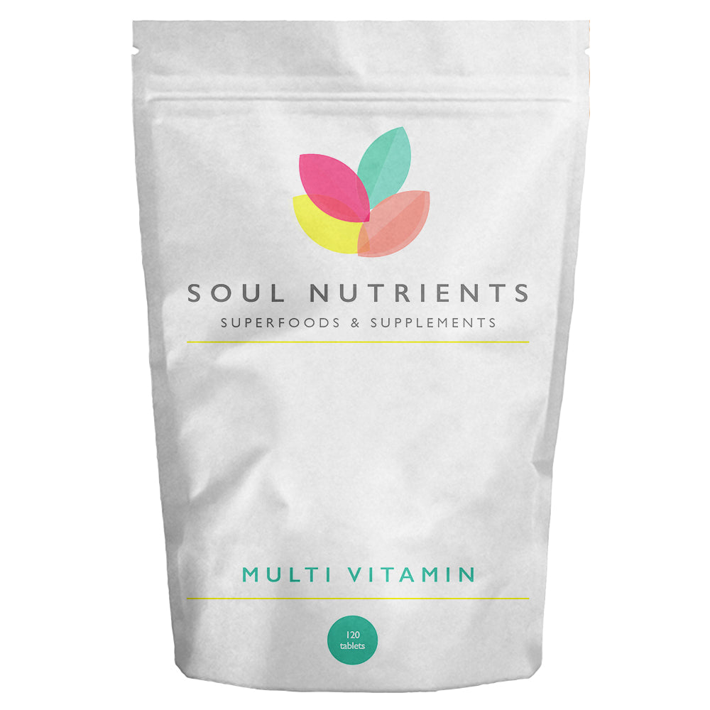 Multivitamin Tablets with Vitamin D3, K2, Biotin and Folic Acid