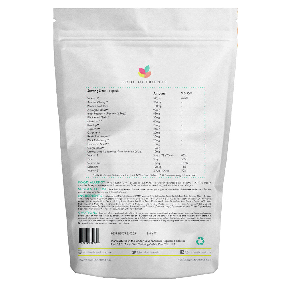 Complete Immune Support 60 Capsules- All-in-one immunity & Anti-viral Formula