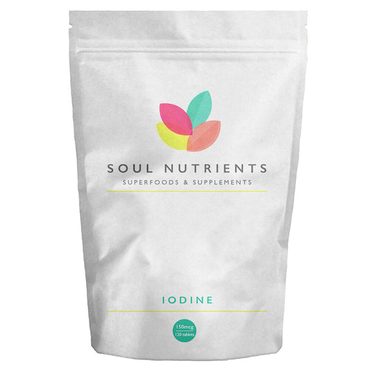 Iodine Tablets 150mcg- Thyroid Health-  Potassium Iodide